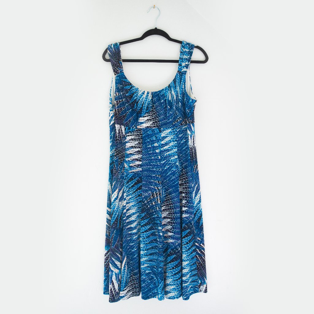 Signature Ella Women's Summer Dress Multi Pattern Size 16